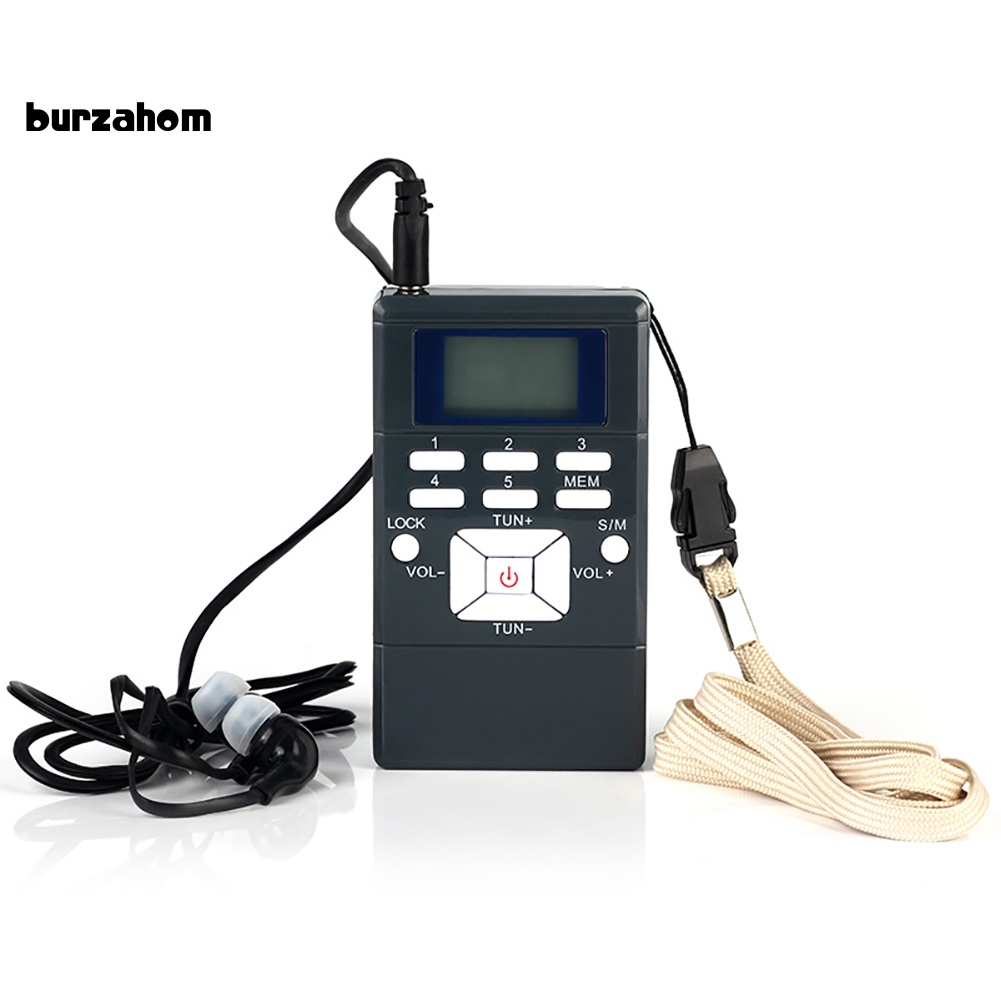 Radio FM Mini HRD-102 2 Kênh Kỹ Thuật Số Có Tai Nghe
