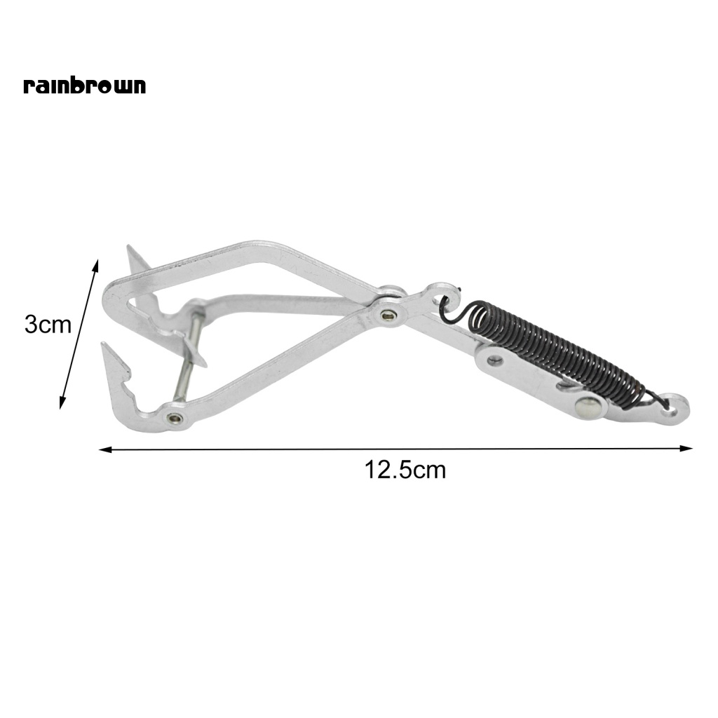 &lt; Rainbrown &gt; Dụng Cụ Kẹp Bắt Cua Bằng Thép Không Gỉ Độ Ổn Định Cao Dễ Mang Theo Đa Năng