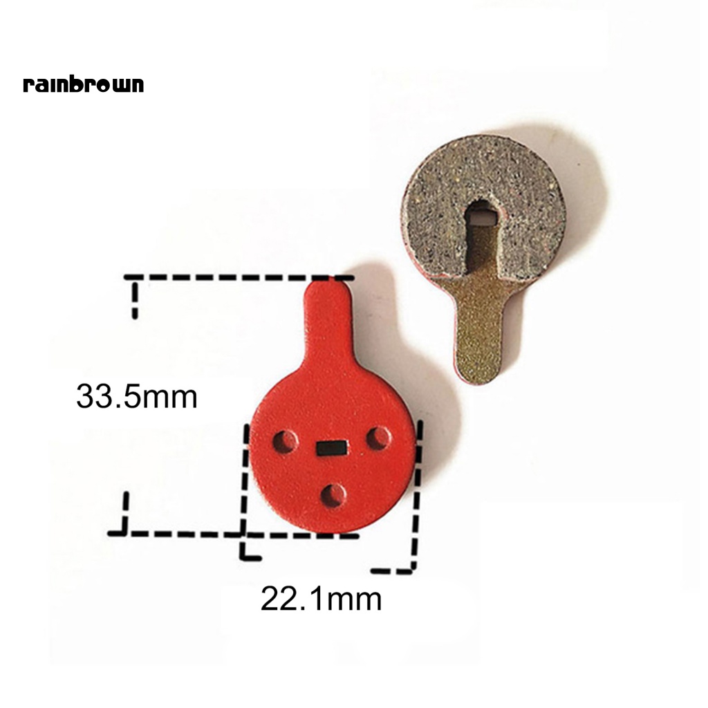 1 Cặp Đệm Phanh Xe Đạp Bán Kim Loại Không Gây Tiếng Ồn Có Thể Tháo Rời