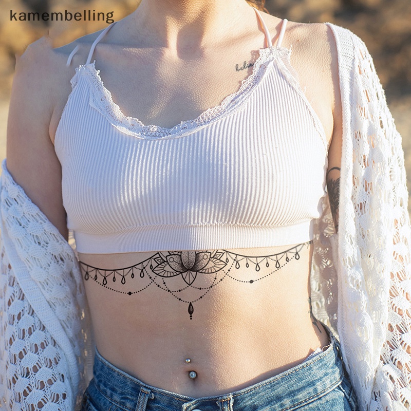 Kamembelling Hình Xăm Dán Tạm Thời Chống Thấm Nước Trang Trí Nghệ Thuật Cơ Thể