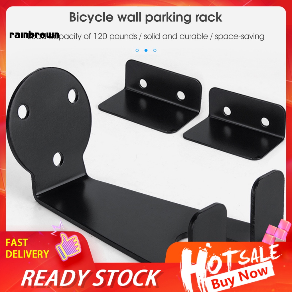 Giá Đỡ Xe Đạp Gắn Tường Bằng Sắt Chống Trượt Chịu Được Sức Nặng