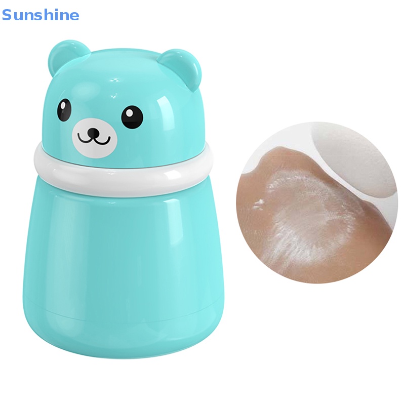 Hộp Rỗng Đựng Mút Trang Điểm Hình Gấu Hoạt Hình