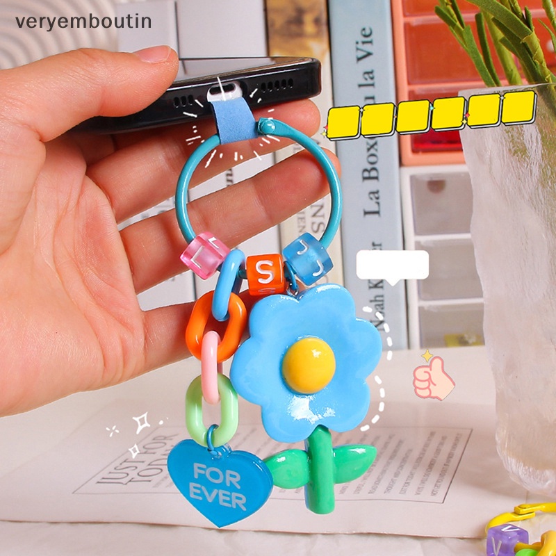 Móc Khóa Hình Bông Hoa Ngọt Ngào Dễ Thương