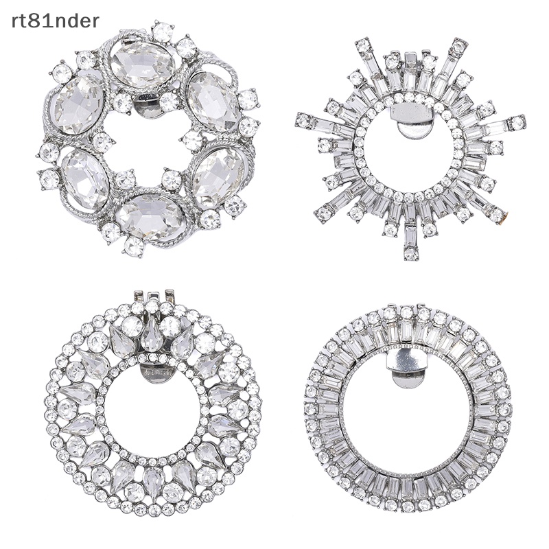 Rt 1 Kẹp Đính Đá Lấp Lánh Trang Trí Giày Cao Gót Cho Cô Dâu