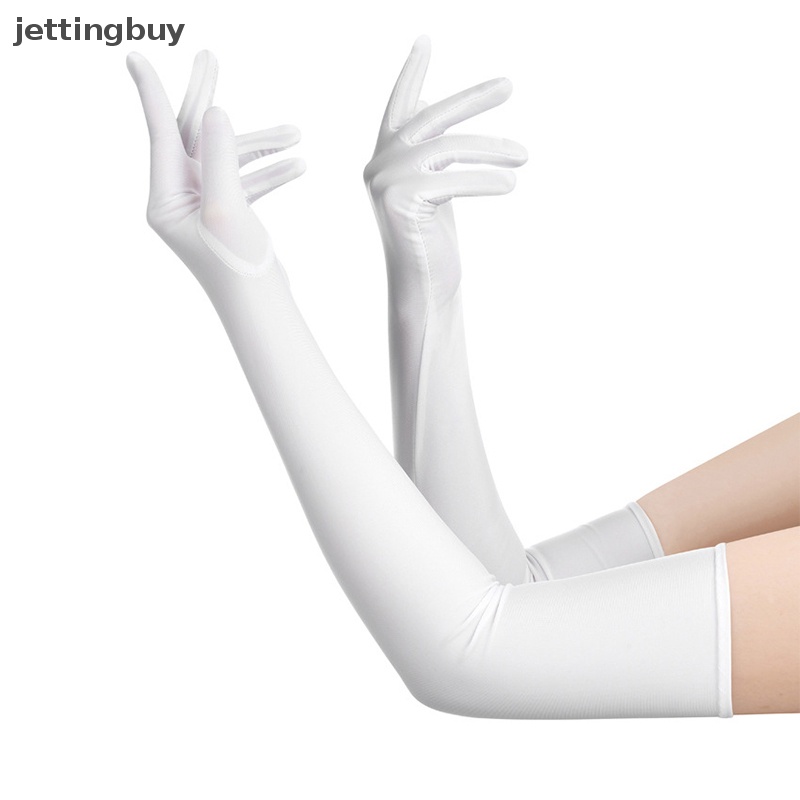 Găng Tay Chống Nắng Độ Co Giãn Cao Màu Đen QDD Dùng Khi Dự Tiệc / Biểu Diễn