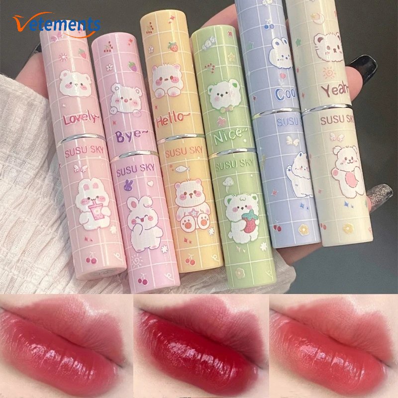 Son Môi Dưỡng Ẩm Lâu Trôi Chống Thấm Nước Không Dính Thành Cốc Màu Sắc Tinh Tế