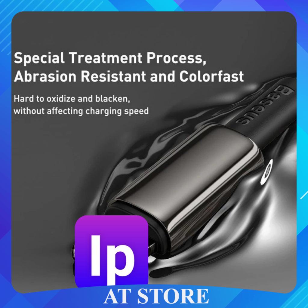 Cáp Sạc Nhanh LN PD20W Baseus Tungsten Gold Chính Hãng - Cáp Sạc Dây Dù Cho IP