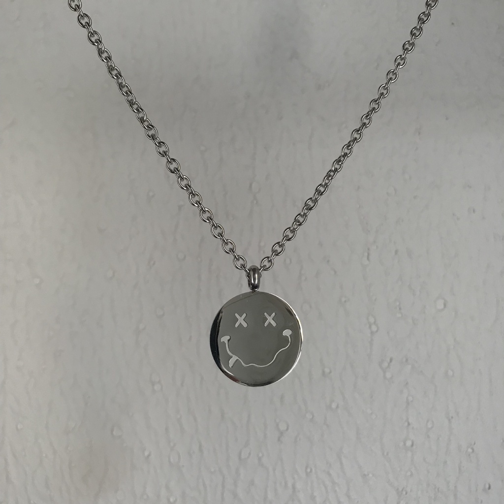 Vòng cổ Mặt Cười Thời Trang Hip Hop Harajuku Đơn Giản Cá Tính