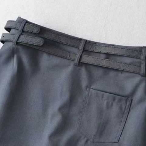 Chân váy Chân Váy Bò váy nữ Chân Váy Chữ A set váy 2023 New Style MA1003