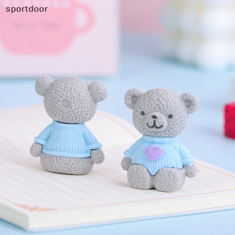 1 Gôm Tẩy Hình Gấu Dễ Thương Cho Học Sinh