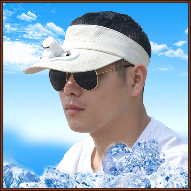 Quạt USB Có Thể Tháo Rời Kèm Mũ Chống Nắng Tiện Dụng