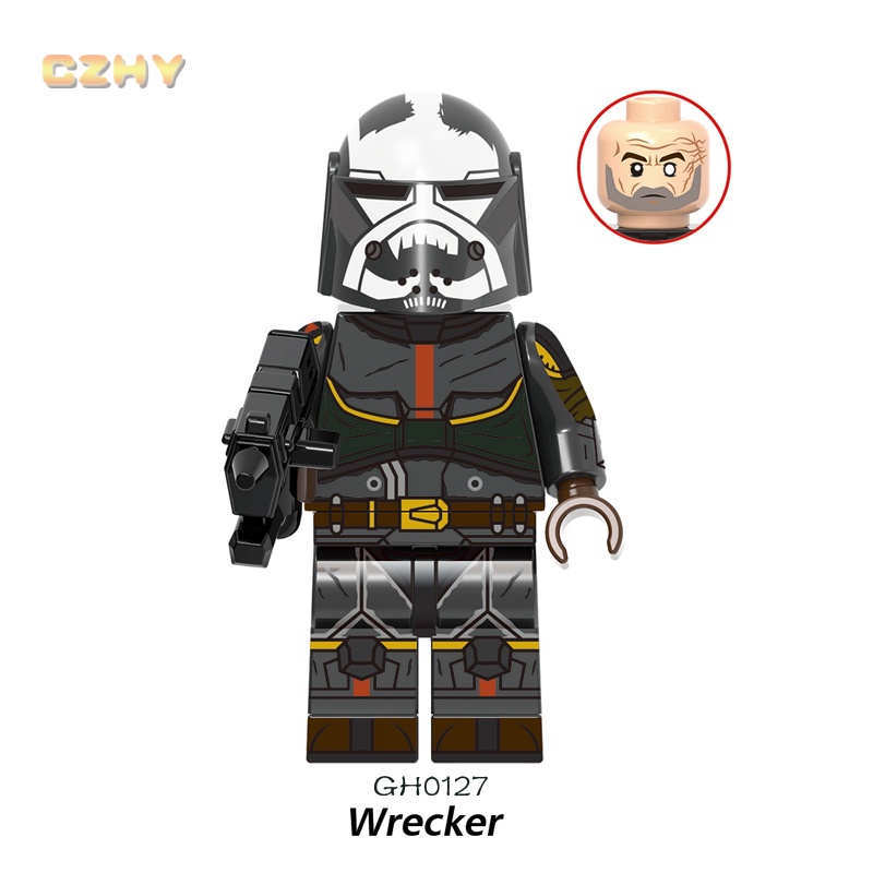 Mô Hình Đồ Chơi Nhân Vật Wilco Trooper Chỉ huy Wrecker Hunter Bly Fox Cody Captain Vaughn