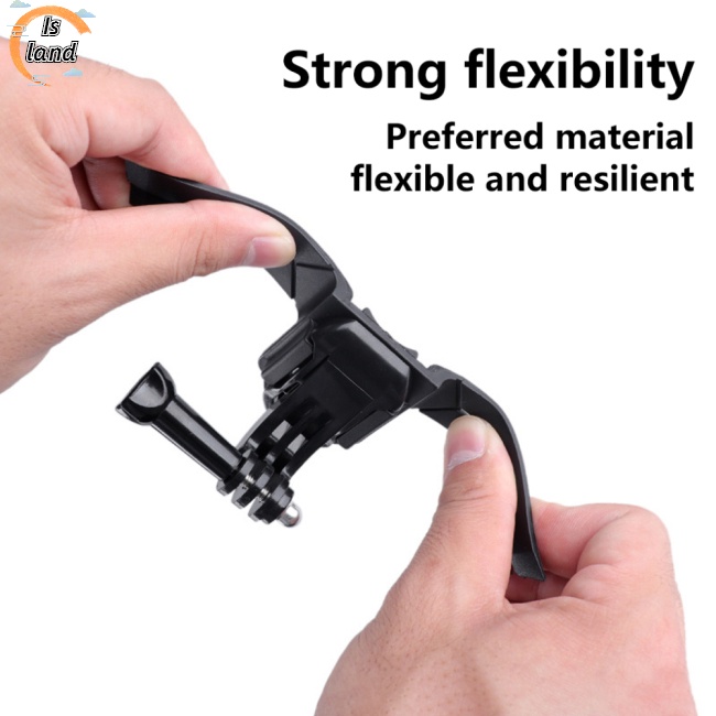 Bộ Phụ Kiện Tự Dính Ổn Định Gắn Mũ Bảo Hiểm Xe Máy Tiện Dụng