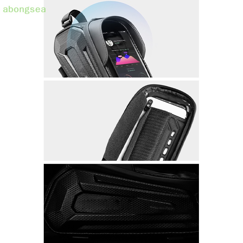 Túi Đựng Điện Thoại 6.5 Inch Chống Thấm Nước Có Thể Chạm Màn Hình Cảm Ứng Gắn Khung Trước Xe Đạp