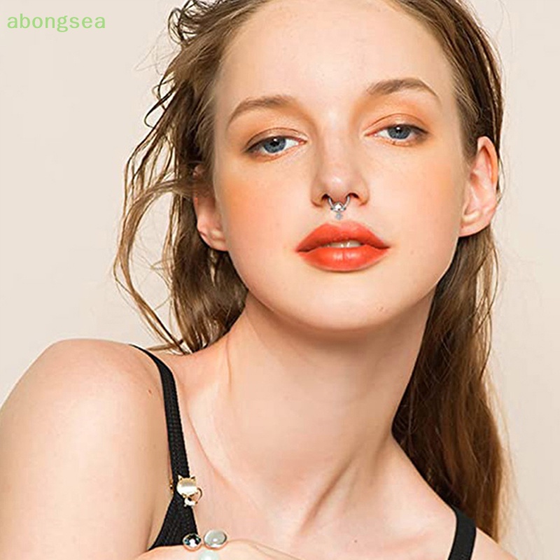 1 Khuyên Mũi / Môi / Tai Đục Lỗ Dạng Xoắn Ốc Hình Hoa Cho Nam Và Nữ Bongsea