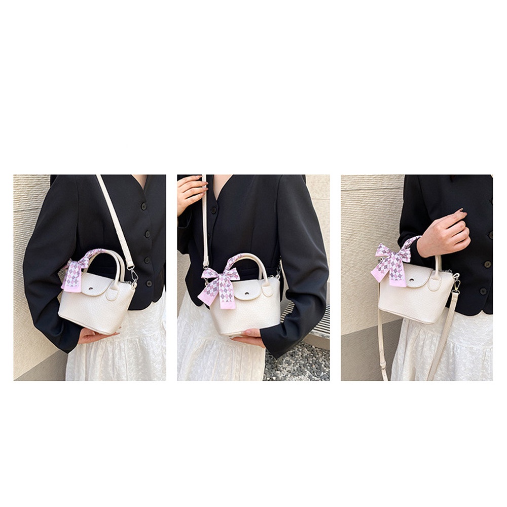 Túi Xách Đeo Chéo Đính Nơ Ruy Băng Dễ Thương Thời Trang Hàn Quốc Cho Nữ