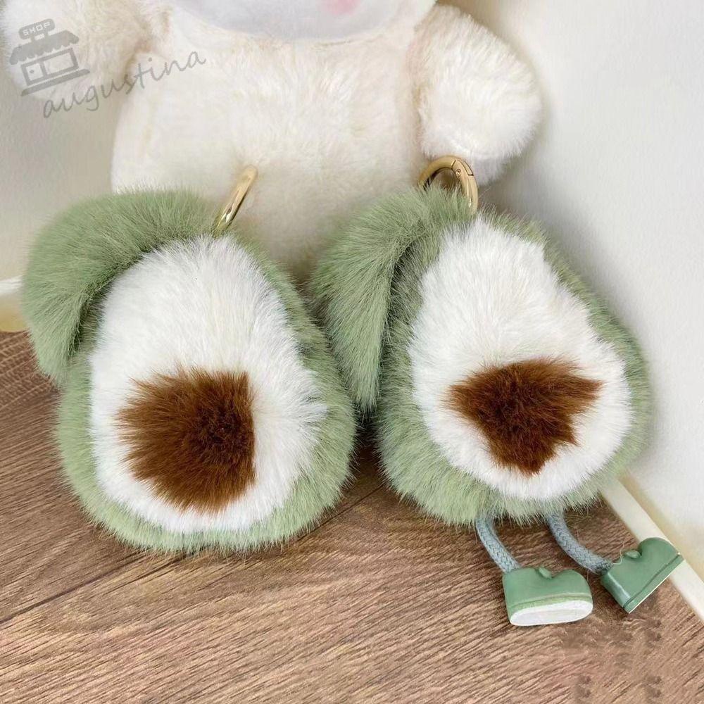 Giá Đỡ Chìa Khóa Hình Búp Bê Nhồi Bông Bằng Len Giả Dễ Thương Cho Bé