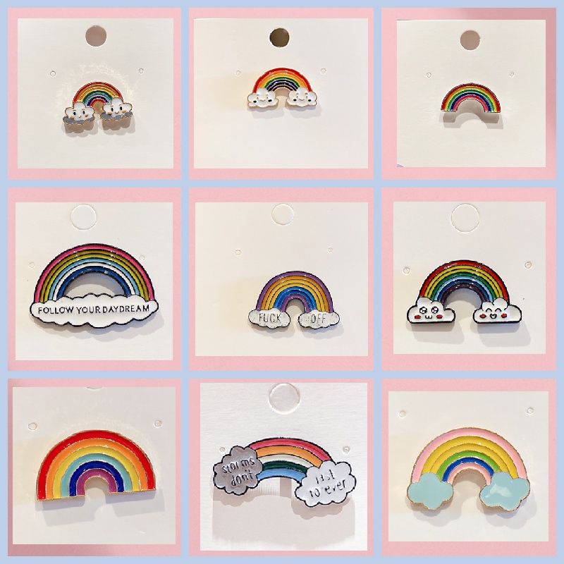 Ghim Cài Áo Hình Trái Tim Cầu Vồng LGBT Nhiều Màu Sắc Bằng Hợp Kim Tráng Men Phù Hợp Làm Quà Đặc Biệt Cho Bạn Bè Ga