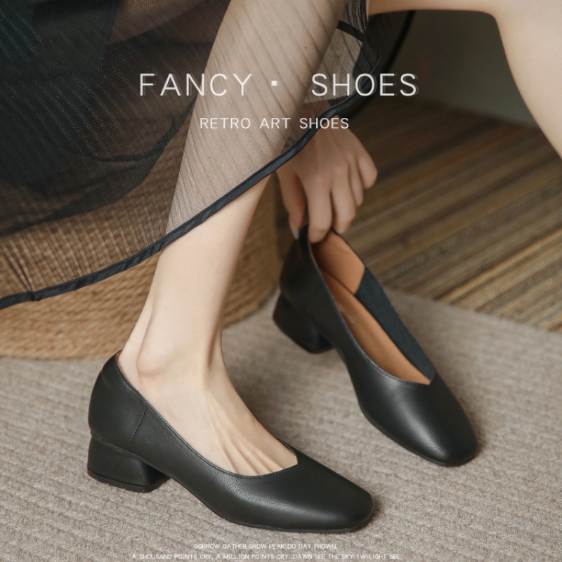 Giày Cao Gót 1 Ngày Thoải Mái Phong Cách Hàn Quốc Cho Nữ