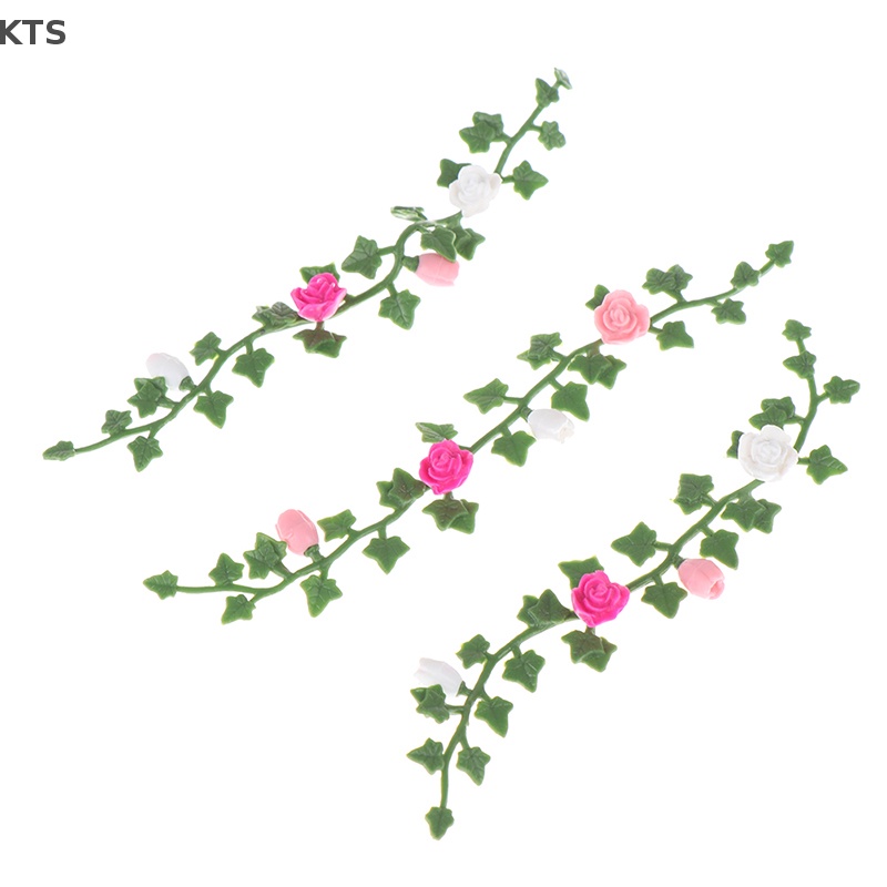 Giỏ Hoa Giả Trang Trí Nhà Búp Bê Tỉ Lệ 1: 12