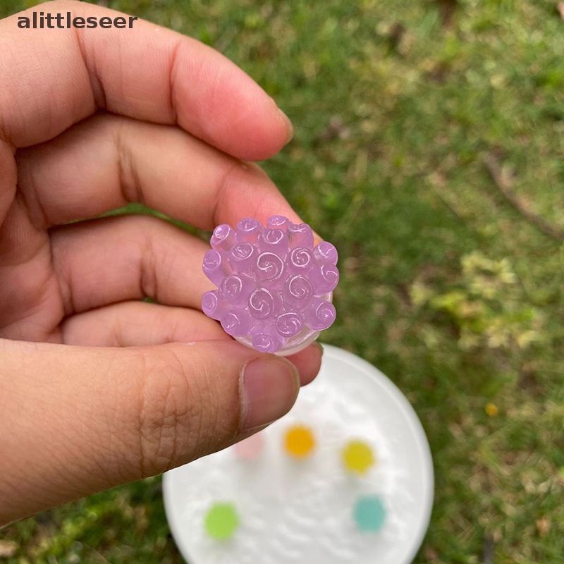 Set 2 Đồ trang trí Chậu Cây Màu Sắc Dạ Quang Dùng Trang Trí Tiểu Cảnh