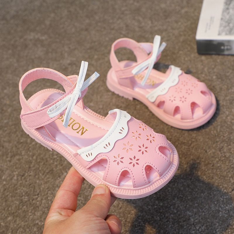Giày Sandal Đế Mềm Mùa Hè Hợp Thời Trang Cho Bé Gái 1-6 Tuổi