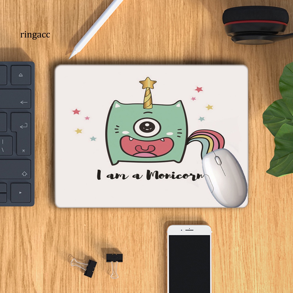 Đệm Lót Chuột RGA Mềm Siêu Mỏng Thoải Mái In Họa Tiết Động Vật Dễ Thương Hỗ Trợ Cổ Tay Cho Laptop