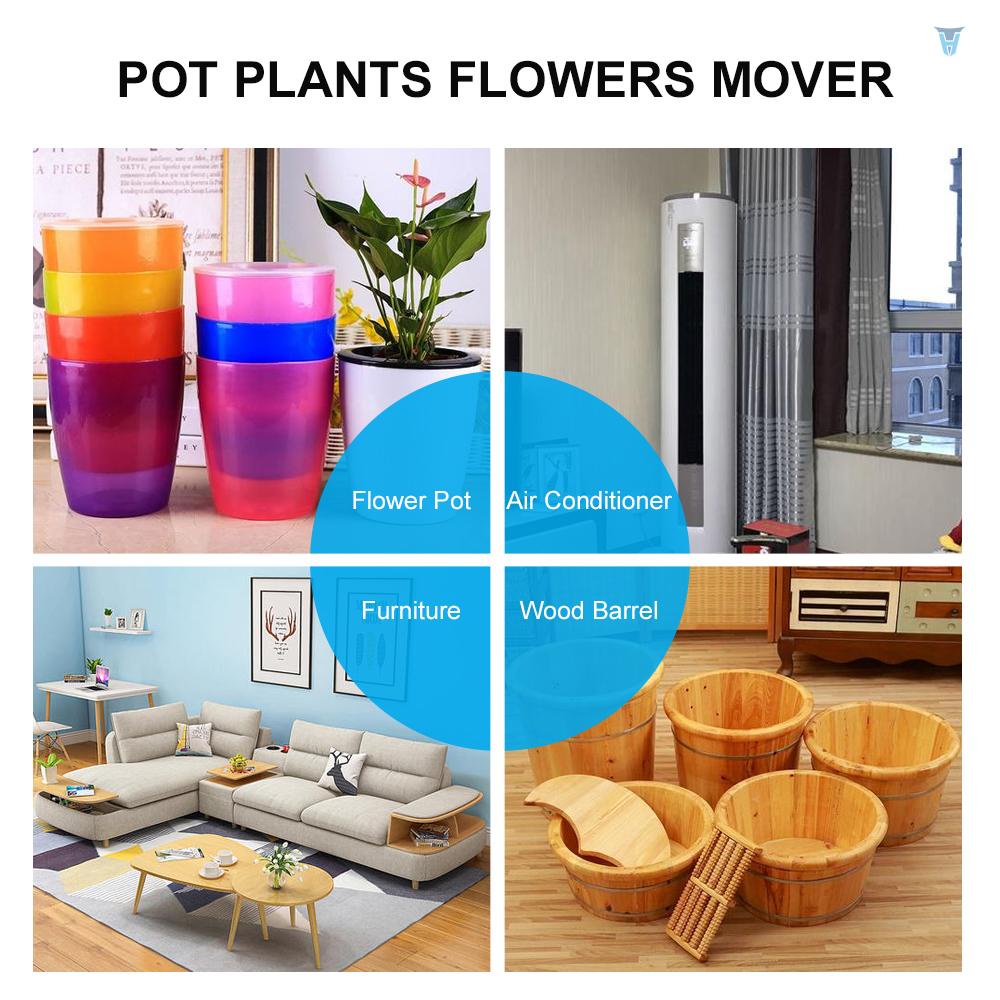 Yula) Giá Đỡ Chậu Cây Có Bánh Xe Lăn Bằng Thép Kim Loại Có Thể Di Chuyển Được Đa Hướng Cho Hoa Và Cây