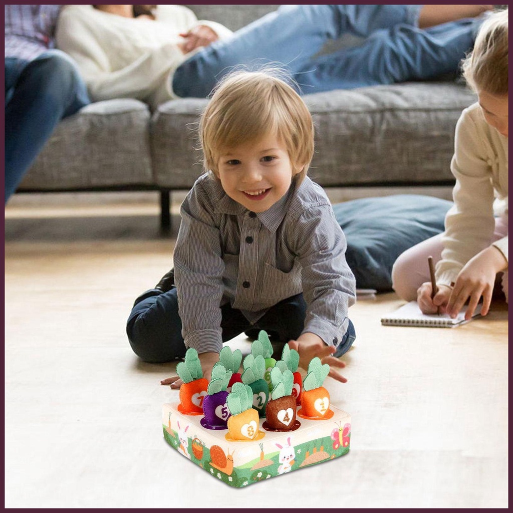 Cà Rốt Đồ Chơi Bằng Nhựa Dễ Thương Cho Bé