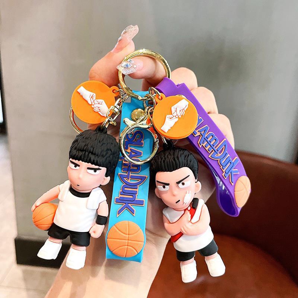 Móc Khóa PVC Hình Nhân Vật Hoạt Hình Anime Slam Dunk