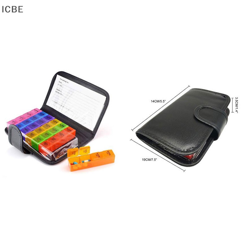 Hộp Đựng Thuốc 7 Ngày Mang Đi Du Lịch Tiện Lợi