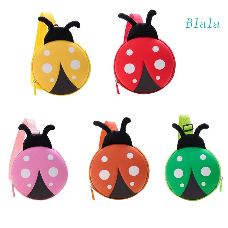 Túi Đeo Chéo Hình Bọ Rùa Hoạt Hình Dễ Thương Cho Bé