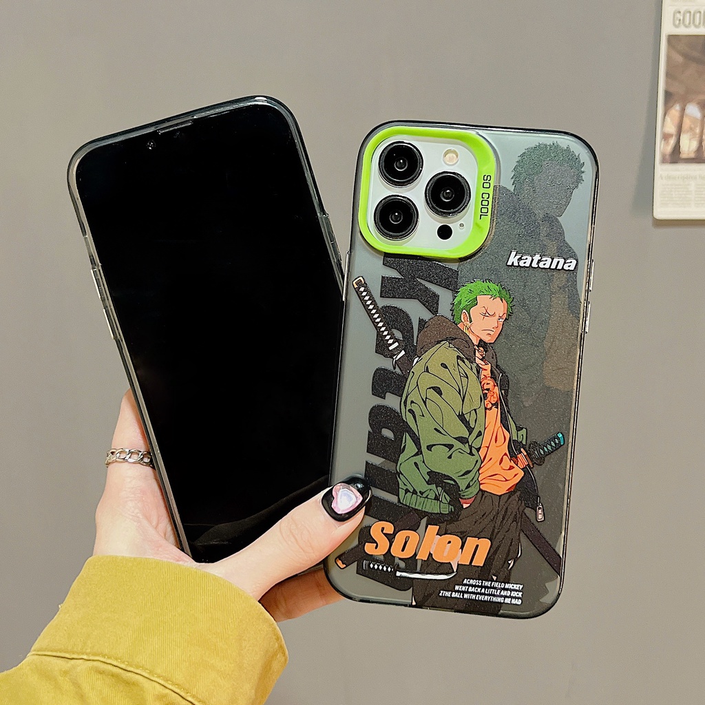 Ốp Điện Thoại TPU Mềm Trong Suốt Họa Tiết One Piece Cho iPhone 11 13 12 14 PRO MAX