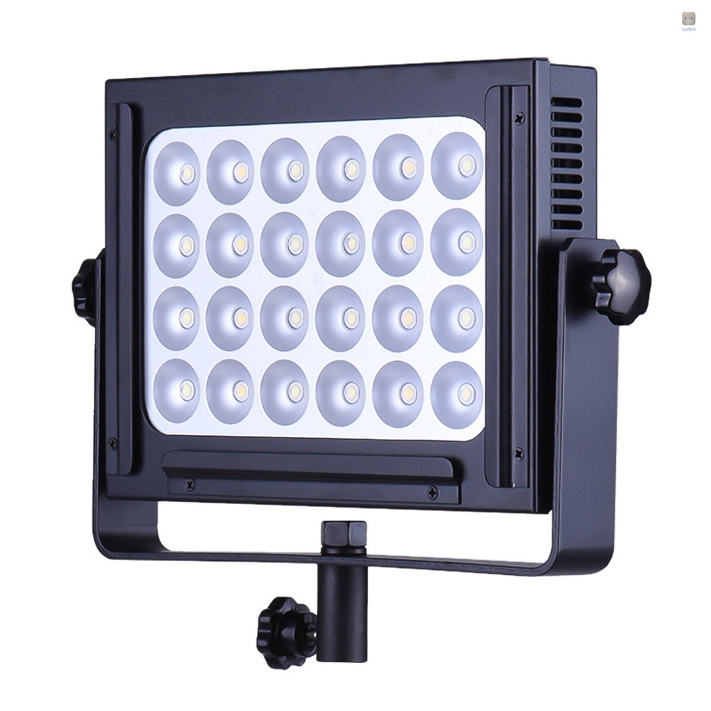 Bảng Đèn LED Zifon ZF-5000 24 Bóng Ánh Sáng Trắng / Cam Siêu Sáng Có Thể Điều Chỉnh Độ Sáng Cho Studio