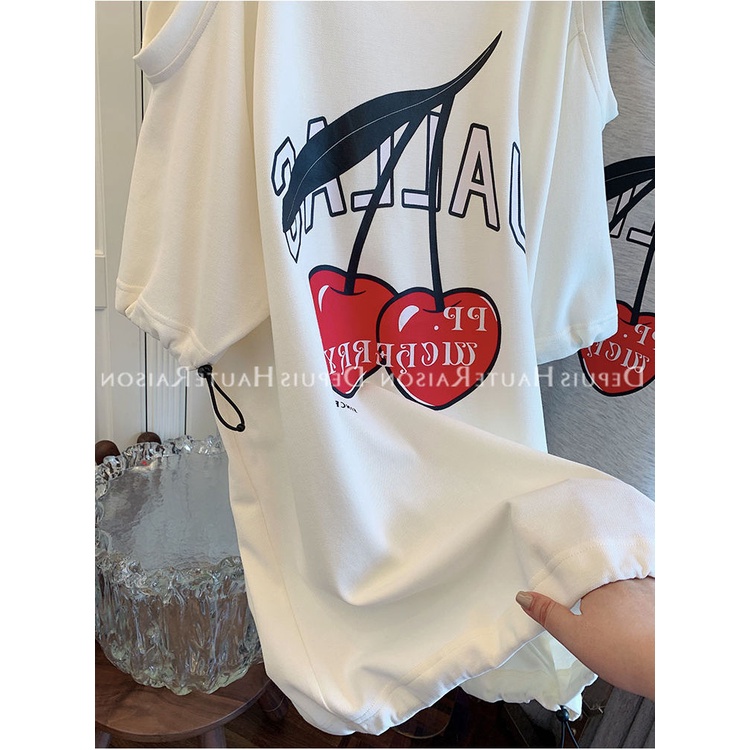 Áo Thun Nữ Tay Ngắn Hở Vai Mùa Hè Phong Cách Hong Kong