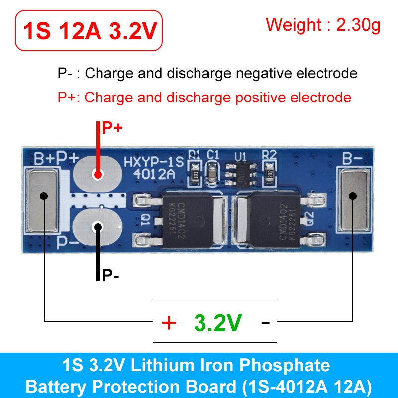 Bảng Mạch Bảo Vệ Pin Sạc Lithium 1S 12A 16A 24A 3.7V Lipo4 18650 4.2V Tiện Dụng