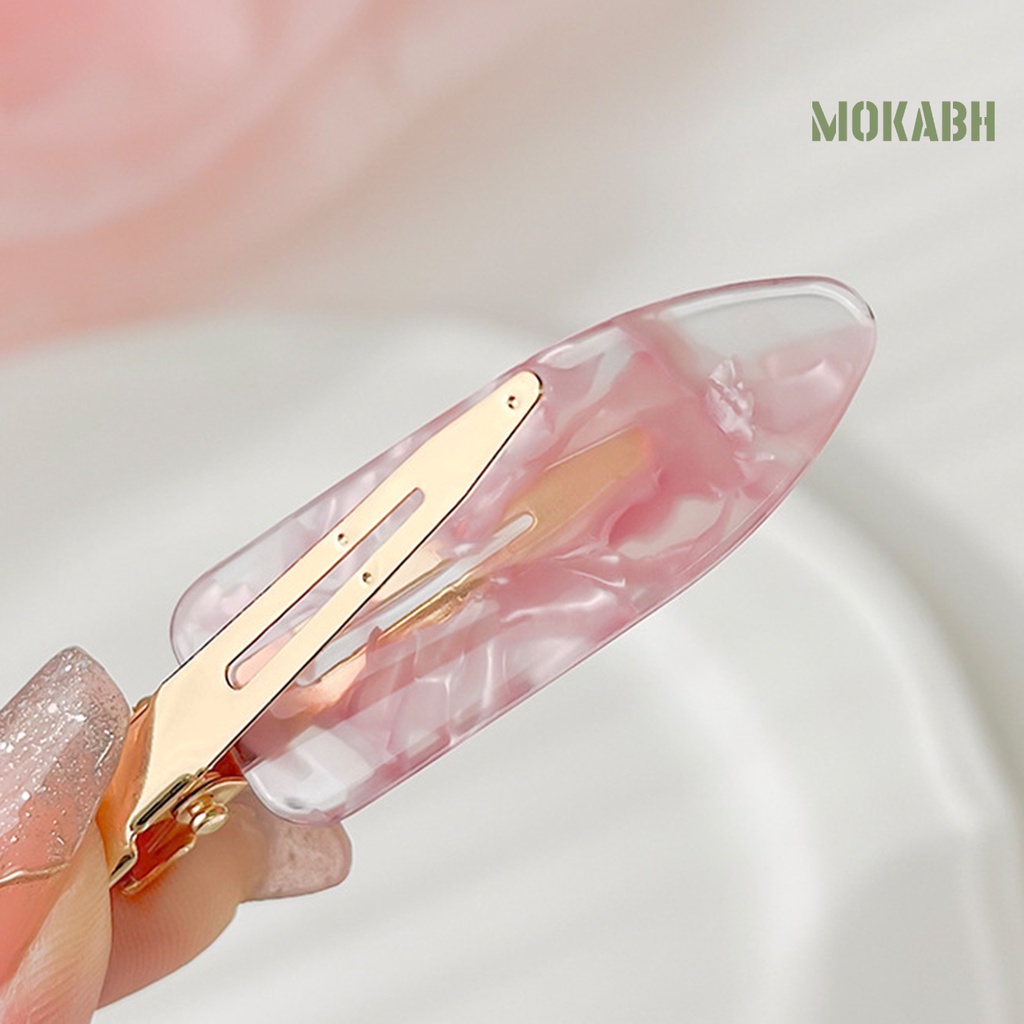 Bộ 2 Kẹp Tóc Acrylic Chống Trượt Phong Cách Hàn Quốc