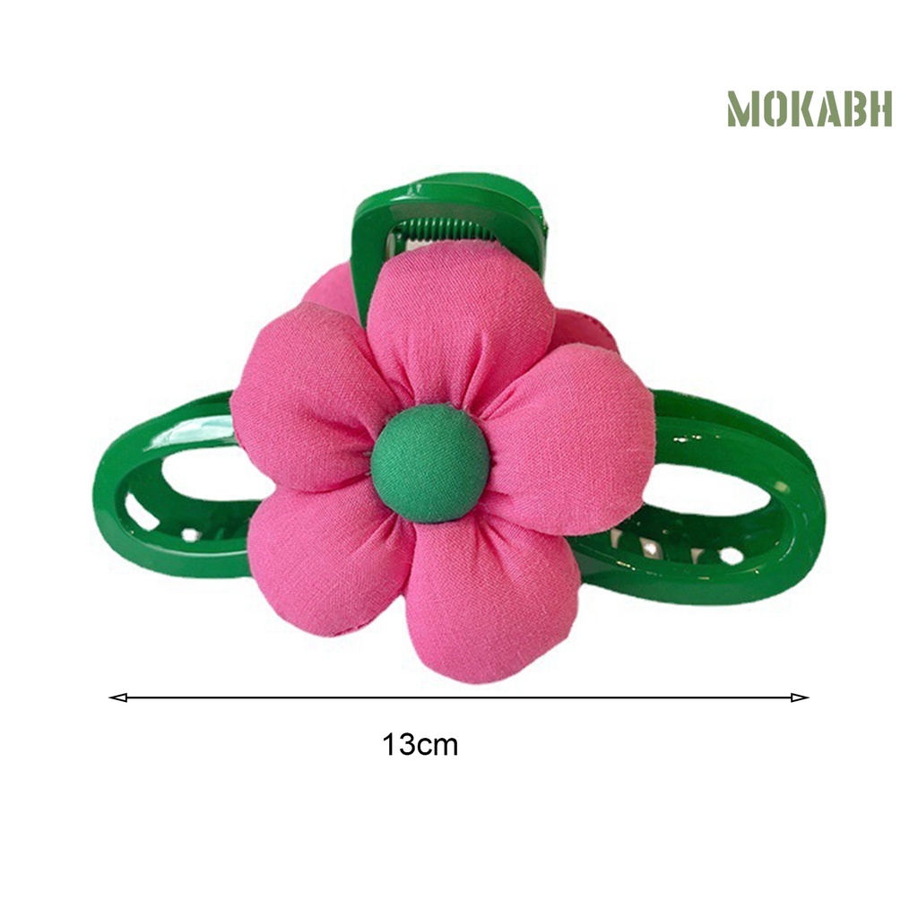 Kẹp Tóc Hình Hoa Hai Mặt Thiết Kế Tinh Tế Chống Trượt Cho Nữ