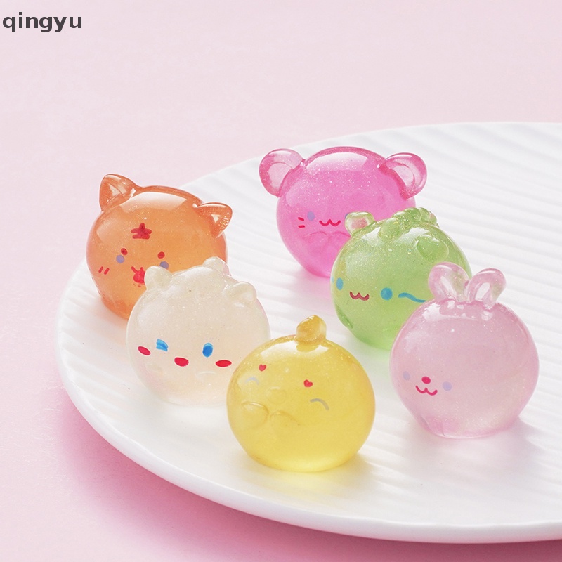 Mô Hình Đồ Chơi Hoạt Hình Mini Bằng Nhựa Phát Quang Diy Trang Sức