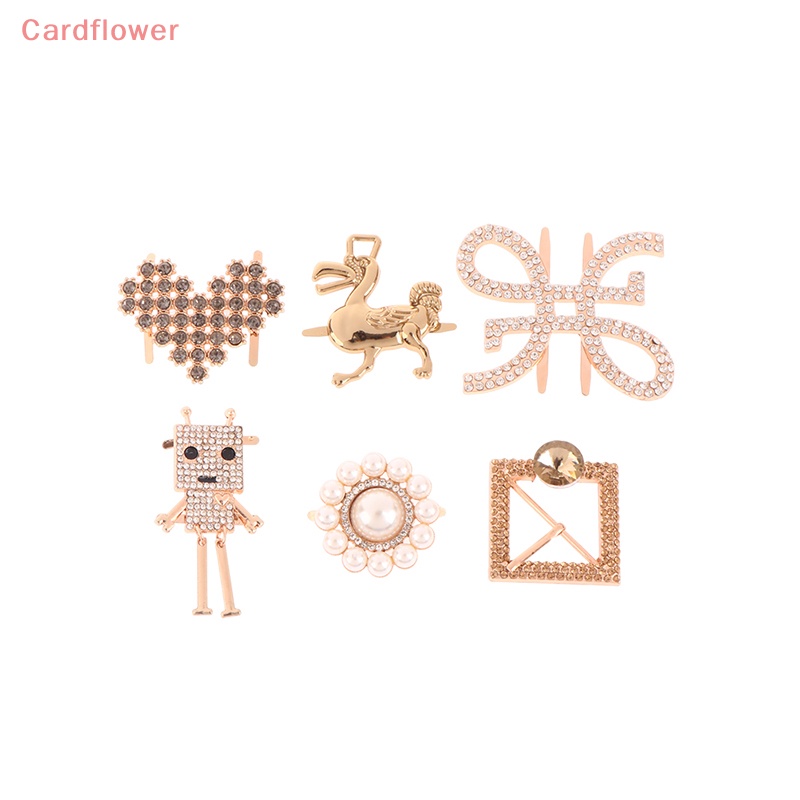 1 Cặp Kẹp Giày Cao Gót Đính Đá Trang Trí Mới Cho Cô Dâu