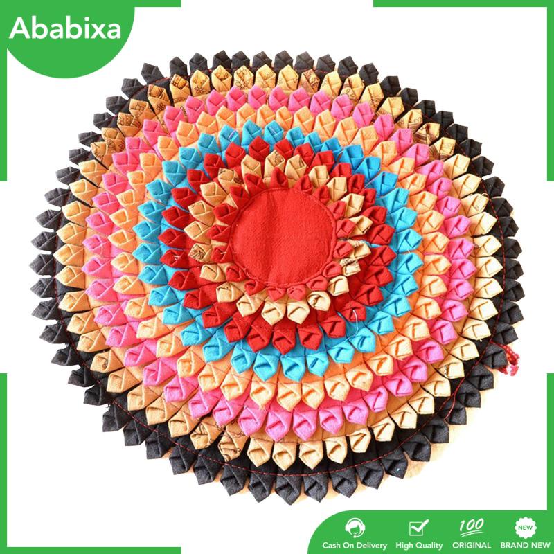 Đệm Lót Sàn Hình Tròn Phong Cách Ottoman Pouf Độc Đáo Trang Trí Nhà Cửa / Phòng Khách