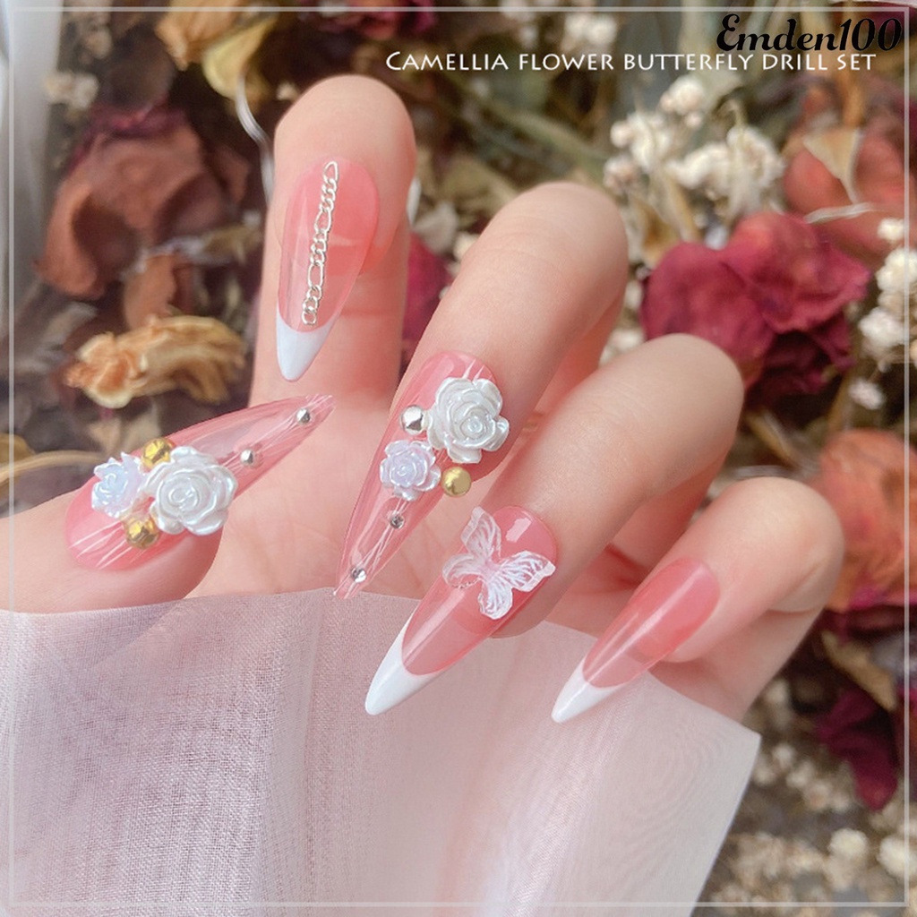 1 Hộp Phụ Kiện 3D Trang Trí Móng Tay Nghệ Thuật