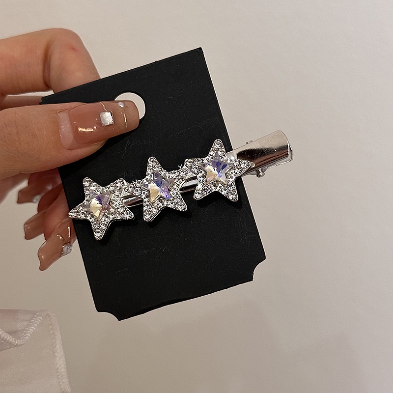 Kẹp Tóc Hình Ngôi Sao Đính Đá Lấp Lánh Phong Cách Mới 2023