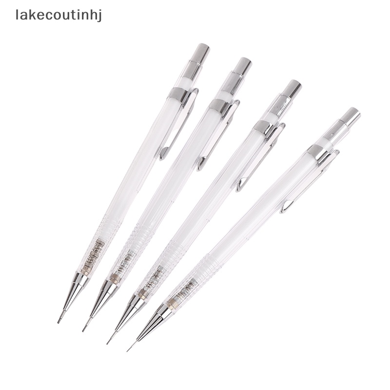 Bút Chì Bấm Tự Động Ngòi 0.3 0.5 0.7 0.9mm Màu Trong Suốt