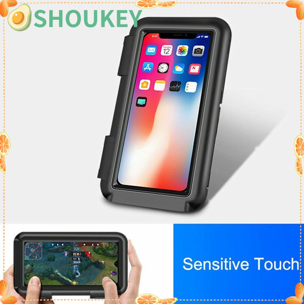 Túi Đựng Điện Thoại Chống Thấm Nước Chống Trượt Siêu Bền Gắn Tay Lái Xe Đạp Tiện Dụng