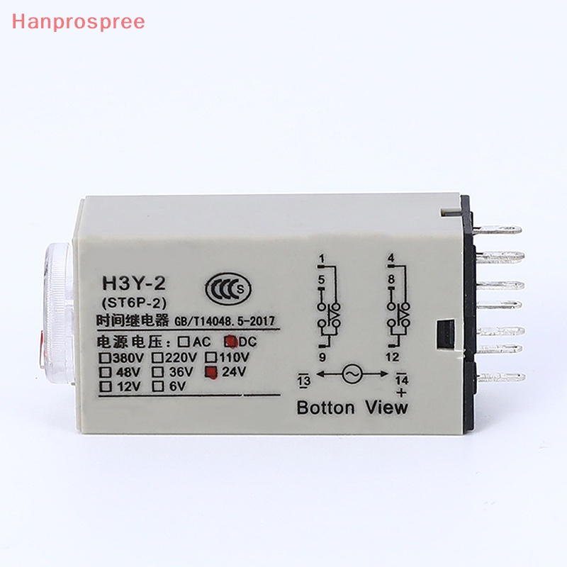 Rơ Le Hẹn Giờ Cao Cấp AC 220V H3Y-2 Micro 8-Pin DC12V DC24V