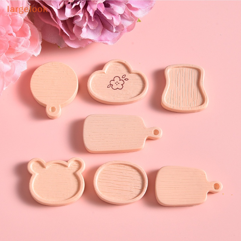 Set 4 Khay Đựng Thức Ăn Đồ Dùng Nhà Búp Bê Kiểu Dáng Hoạt Hình Dễ Thương
