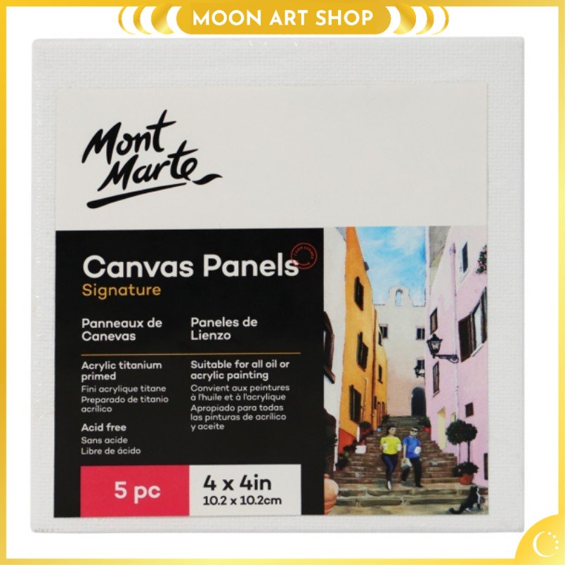 Khung Vẽ Tranh Mont Marte Mini Canvas Siêu Rẻ - Handmade Nhamoon