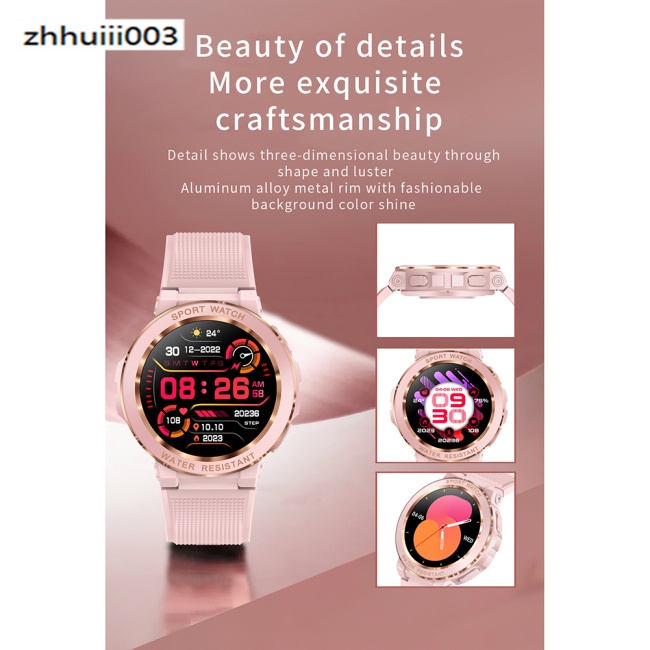 Đồng Hồ Thông Minh ZHIHUI Mk60 Màn Hình Cảm Ứng Kết Nối Bluetooth Chống Thấm Nước Có Chức Năng Nghe Gọi Cho Nữ