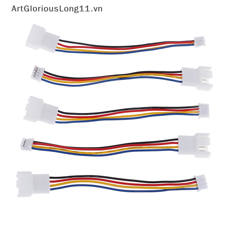 Set 2 Dây Cáp Nối Dài Quạt Tản Nhiệt 4 Pin Sang 3pin 4pin PWM Tiện Dụng